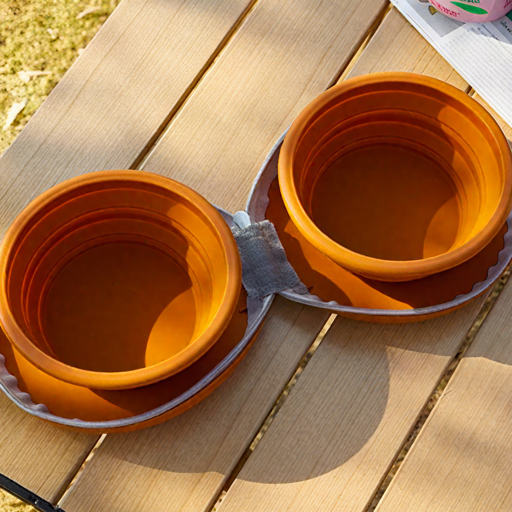 Milou & Lumi Foldable Pet Travel Bowl