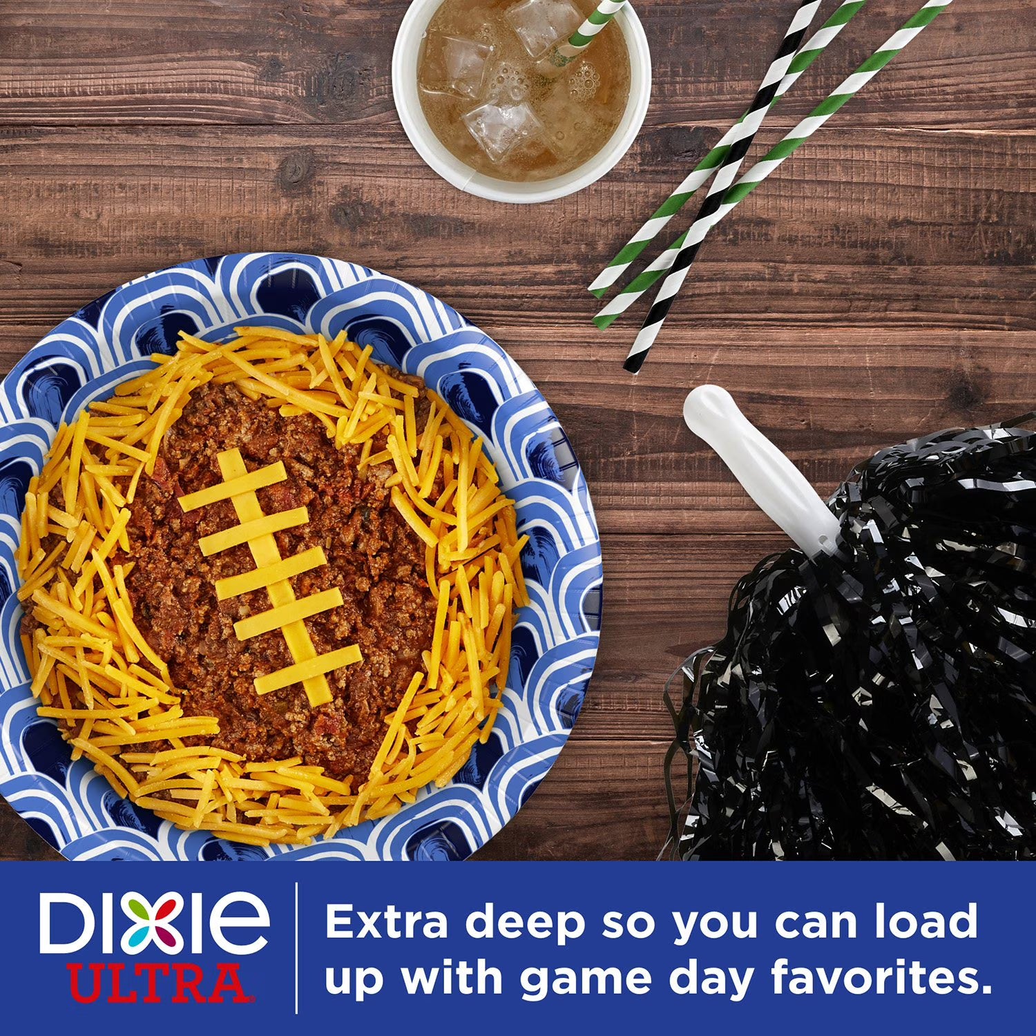 Dixie Ultra Extra Deep Dish Paper Plates 28 oz., 115 ct.