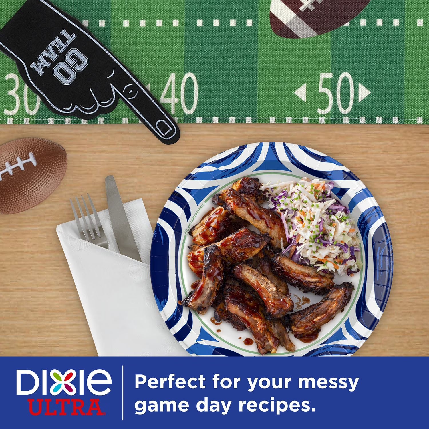 Dixie Ultra Heavyweight Dinner Paper Plates, 10", 186 ct.