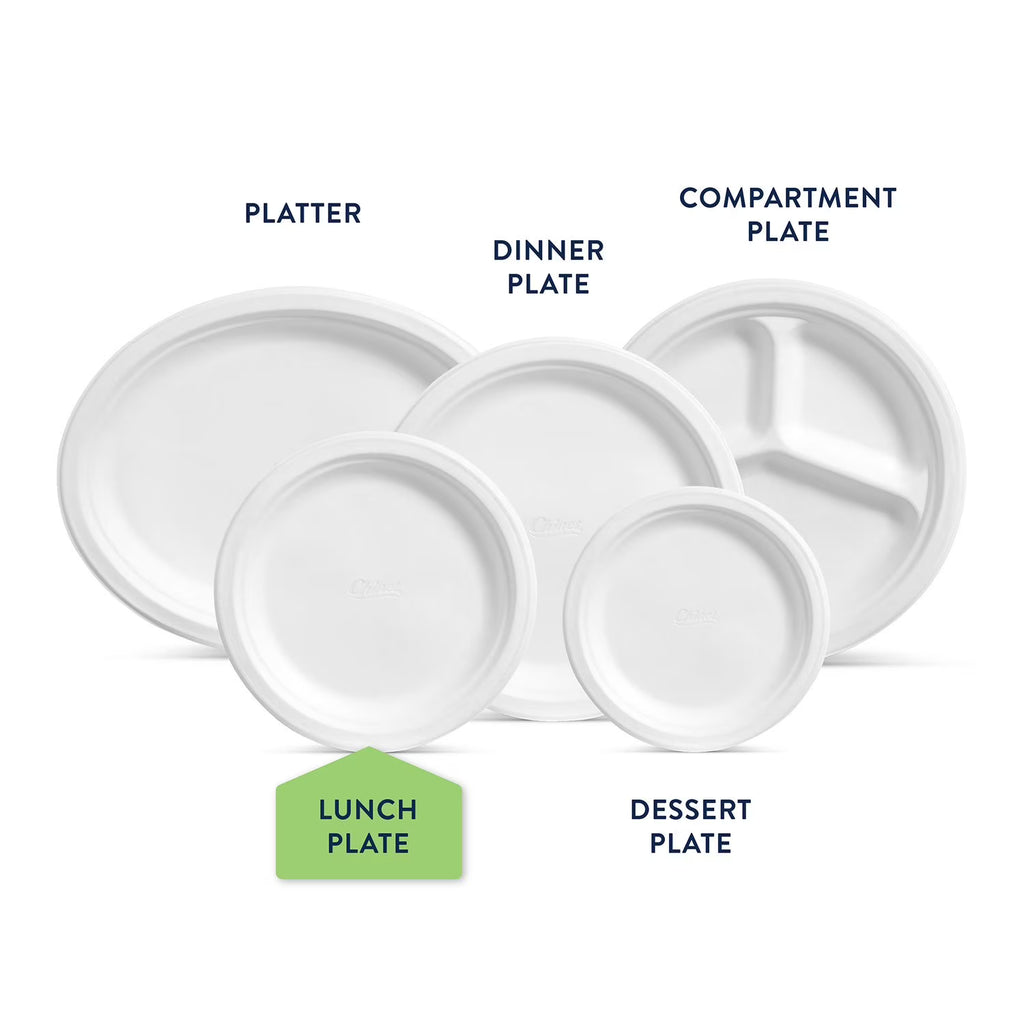 Chinet Classic Lunch Paper Plate, 8.75", 225 ct.