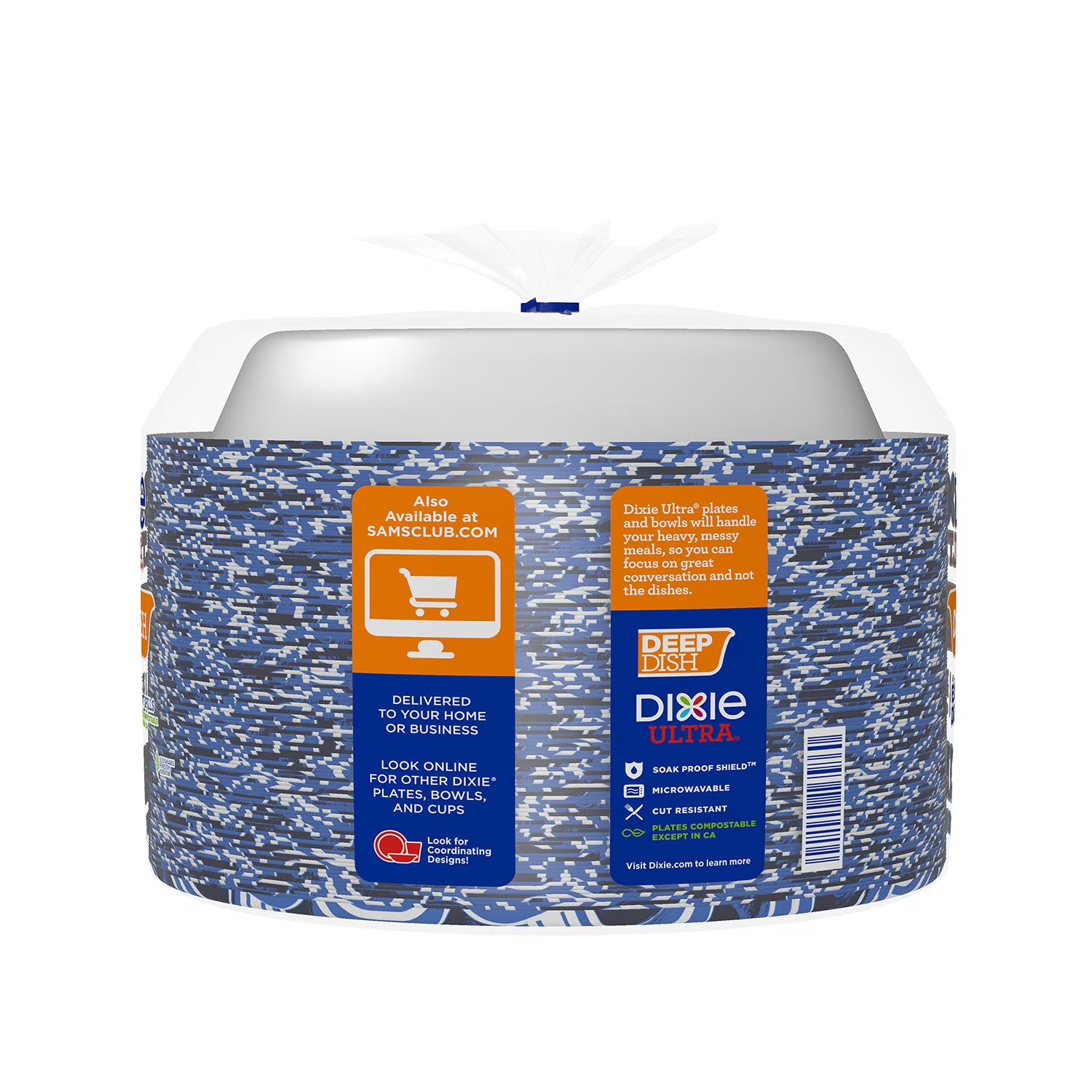 Dixie Ultra Extra Deep Dish Paper Plates 28 oz., 115 ct.