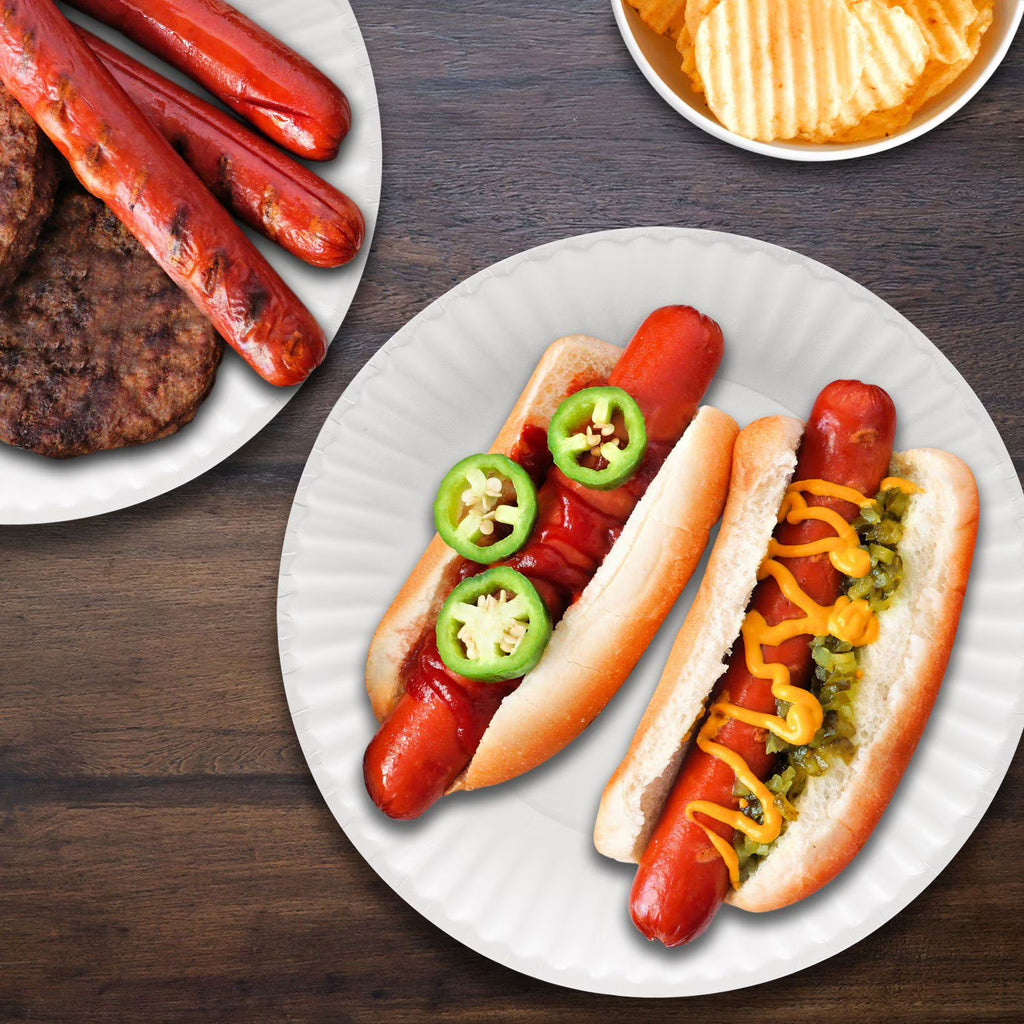 Super Strong Heavy-Duty Paper Plates, 9", 600 ct.