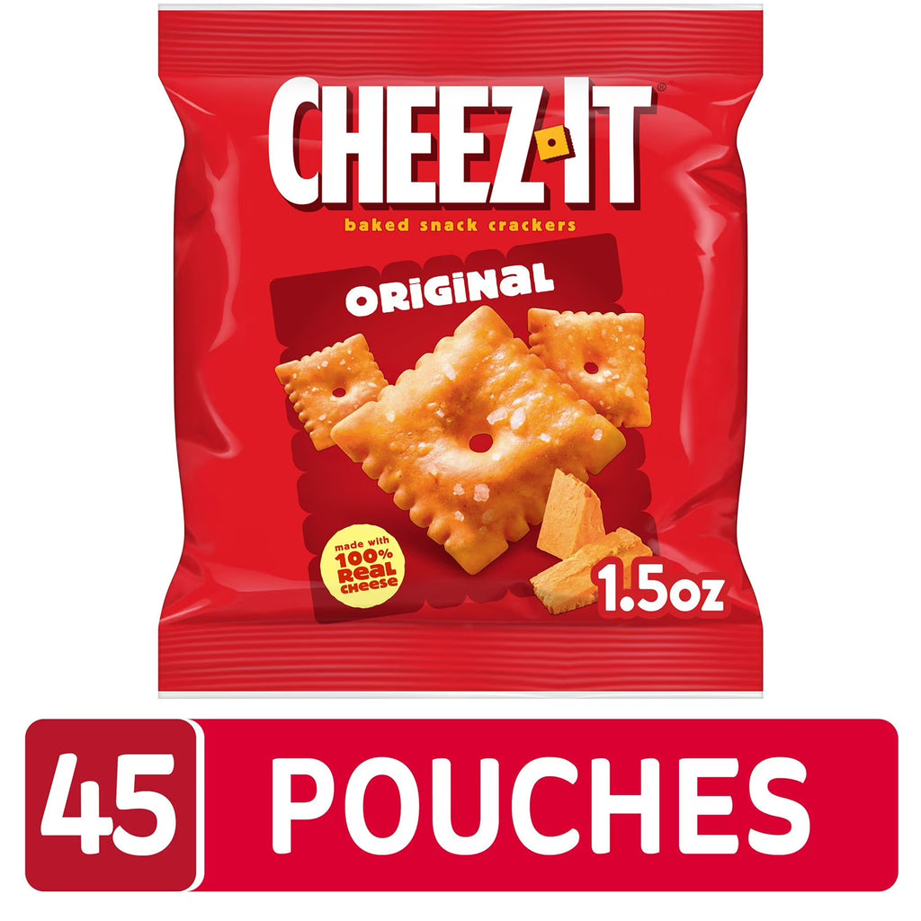 Cheez-It Original Baked Snack Crackers 1.5 oz., 45 pk.