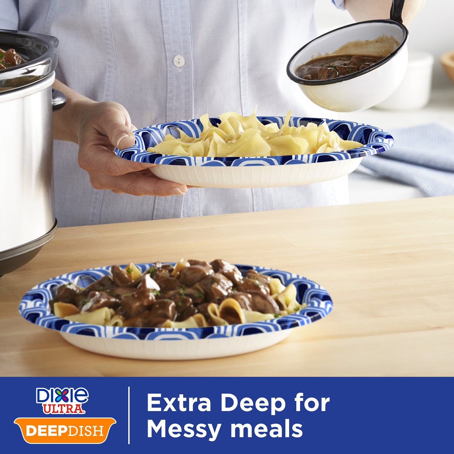 Dixie Ultra Extra Deep Dish Paper Plates 28 oz., 115 ct.