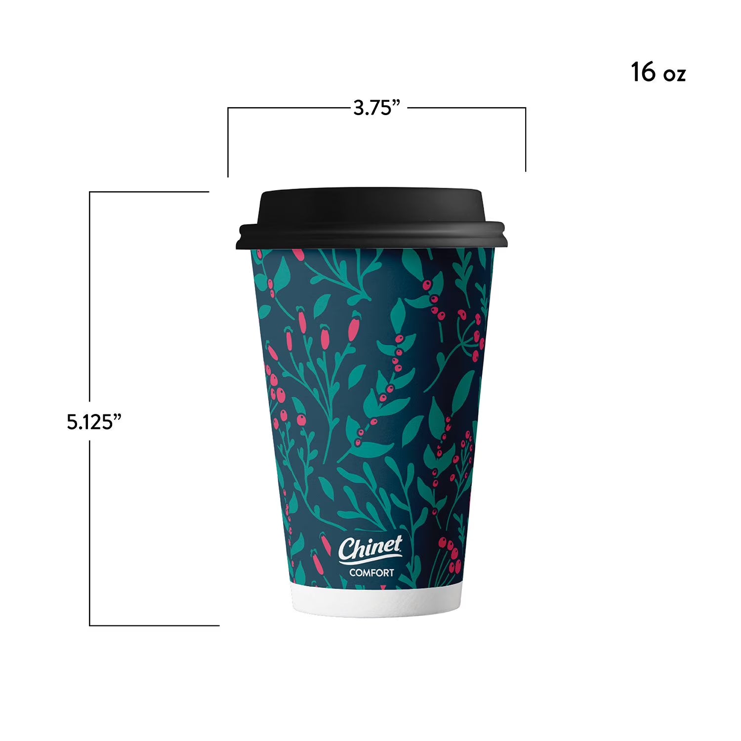 Chinet Comfort Cup and Lids, 16 oz. 70 ct.