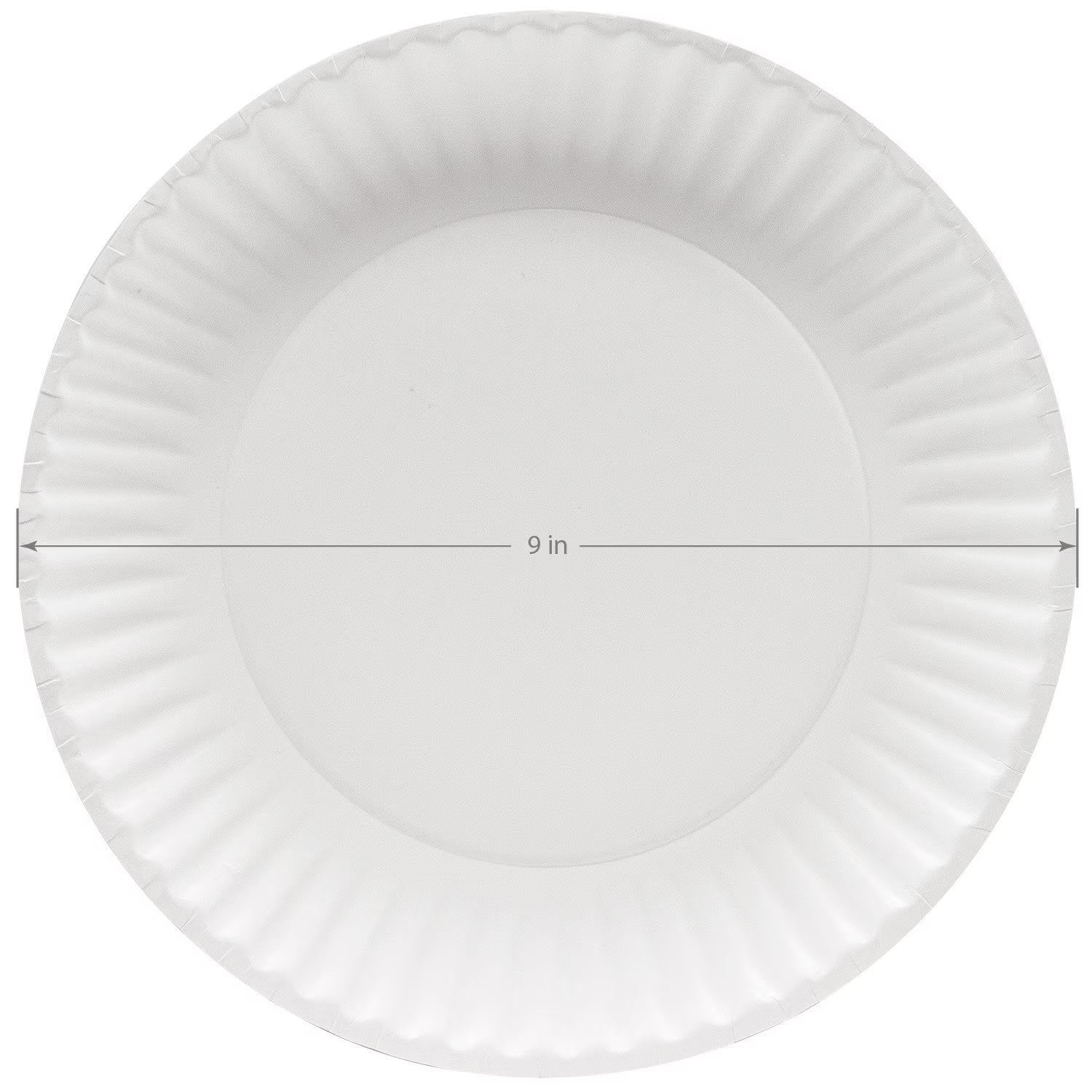 Super Strong Heavy-Duty Paper Plates, 9", 600 ct.