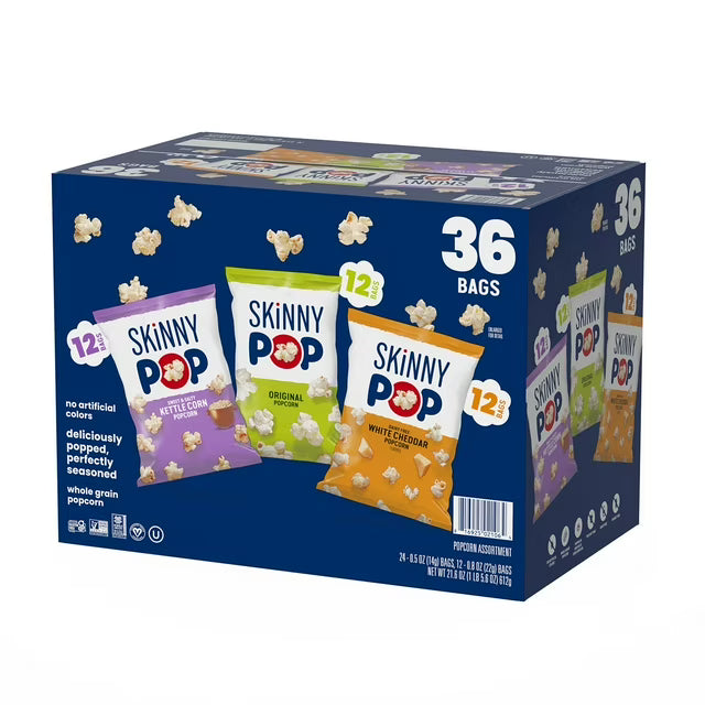 SkinnyPop Variety Snack Pack Popcorn