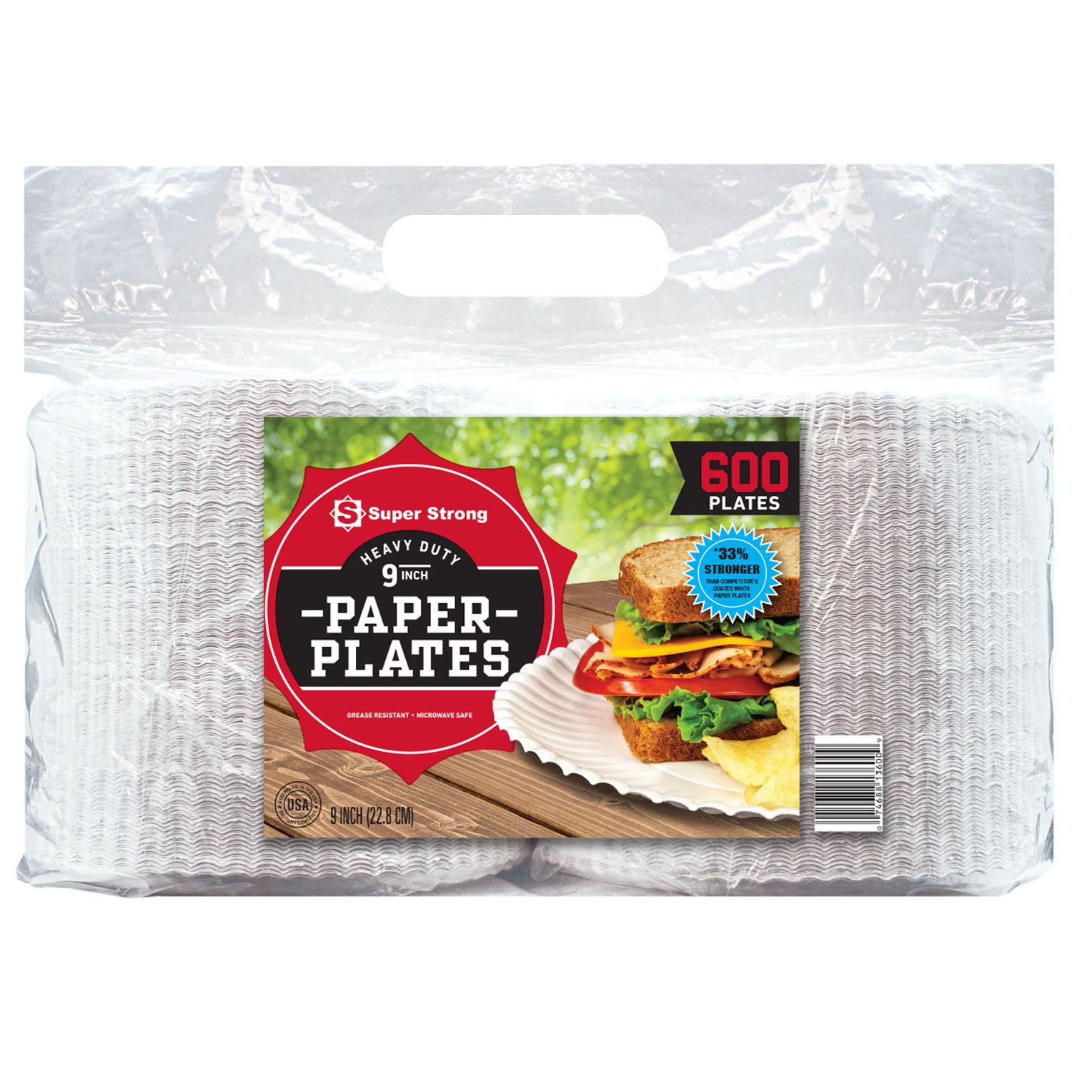 Super Strong Heavy-Duty Paper Plates