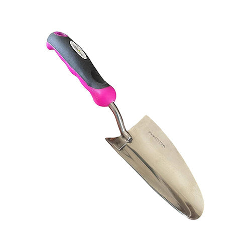 Stainless Steel Garden Trowel (Pink)