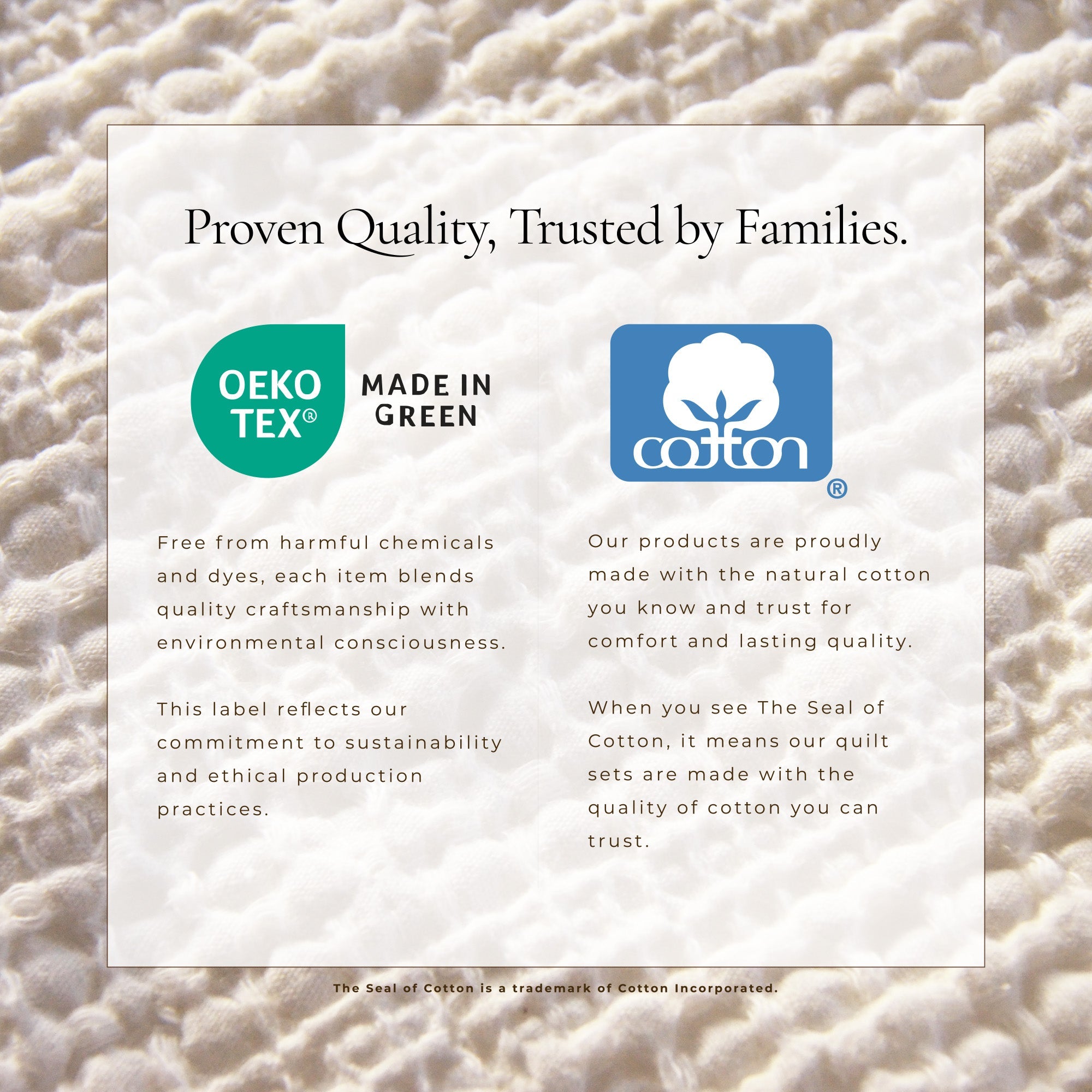 100% Cotton Honeycomb Waffle Garment Washed Quilt Set - Genevieve Collection