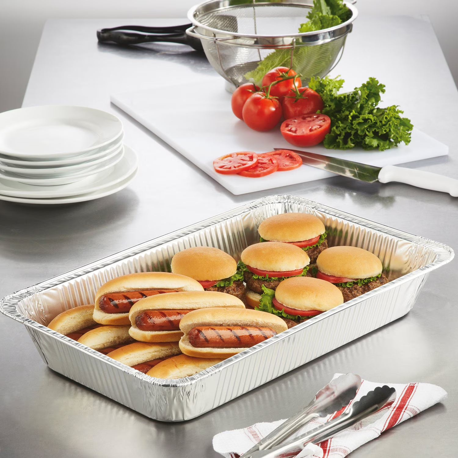 Member's Mark Full Size Aluminum Steam Table Pans, 18 ct.