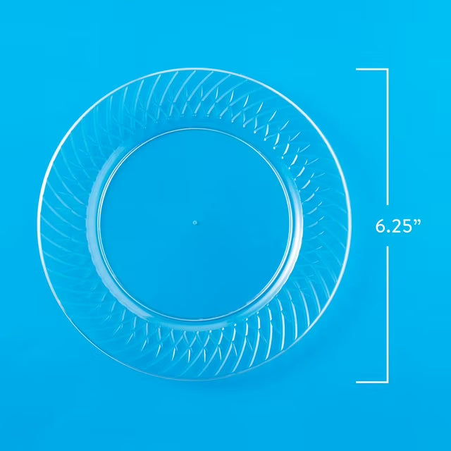 Member's Mark Clear Plastic Plates, 6.25" 90 ct.